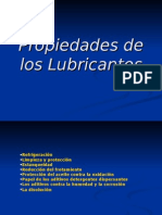 Propiedades de Los Lubricantes