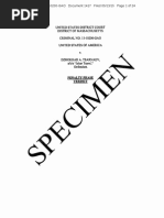 Dzhokhar Tsarnaev Trial Sentencing Form