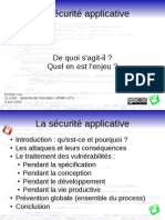 Securité Applicative