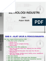 Bab 4 Metrologi Industri 4-2 (Alat Ukur Linier Tak Lgsung)