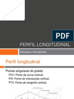 Perfil longitudinal de estradas e aeroportos