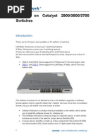 License On Cisco Catalyst 2900 3500 and 3700 Switches - 3anetwork