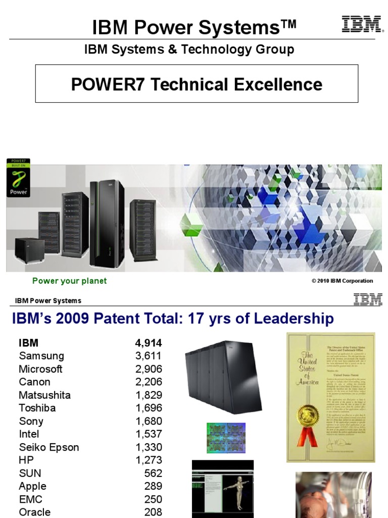 Power 7 Technical Excellence | PDF | Cpu Cache | Multi Core Processor
