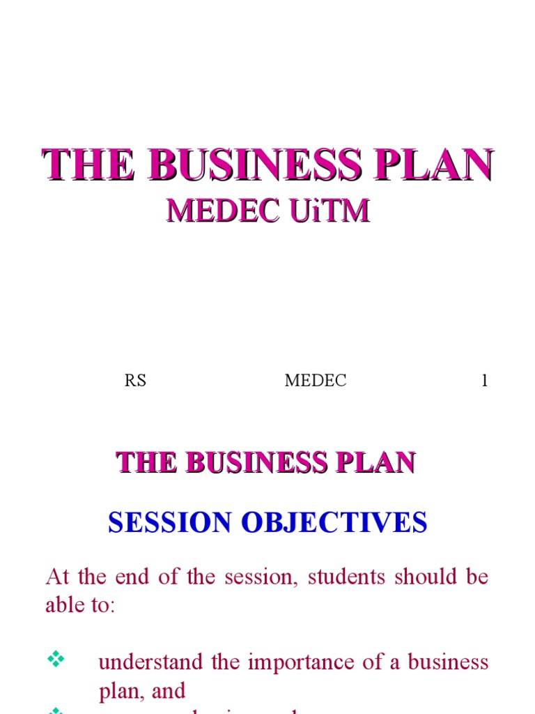 business plan chapter four
