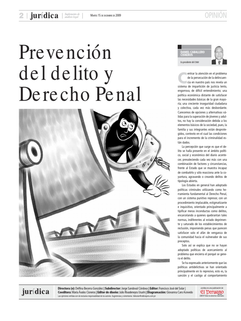 Prevención Del Delito y Derecho Penal | PDF | Delito | Derecho penal