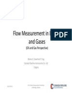 Flow Measurement in Liquids and Gases: (Oil and Gas Perspective)