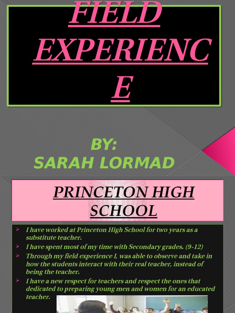 Understanding Field Experience in Education | PDF