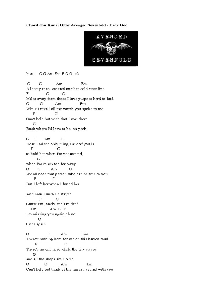 Chord Dan Kunci Gitar Songs Written Vocal Music