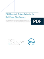 PSU Mismatch System Behavior for Dell PowerEdge Servers