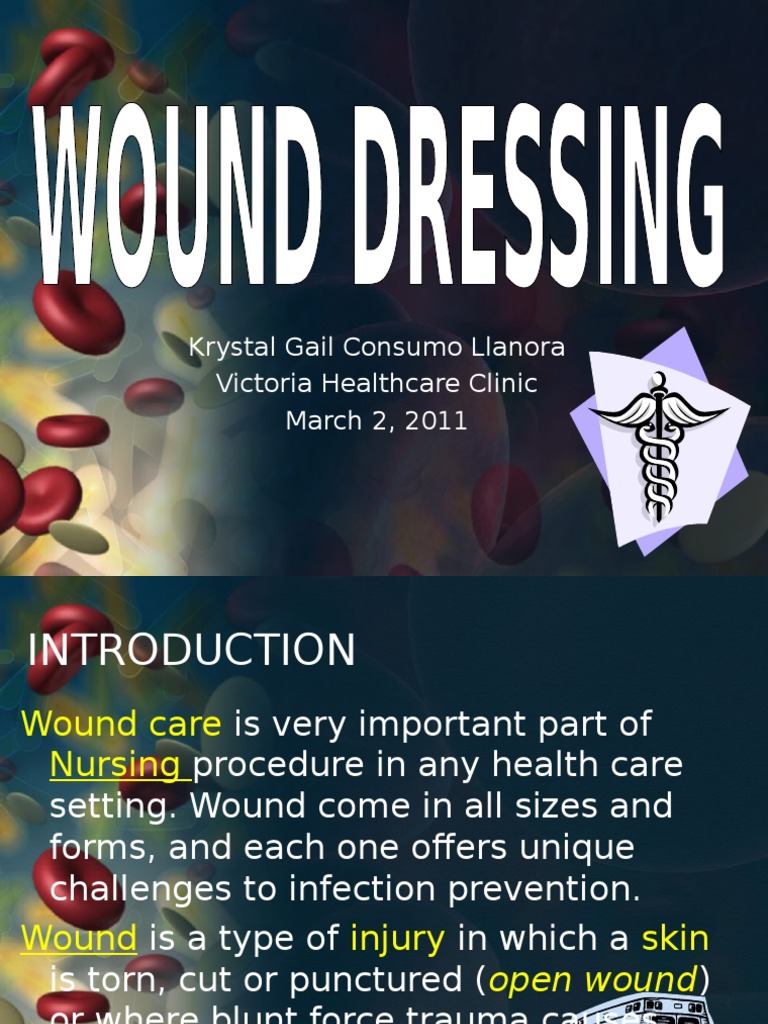 Wound Dressing PDF Wound Traumatology