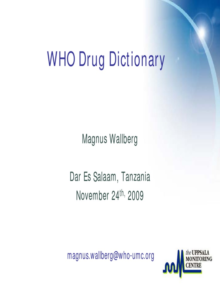 3 Who Drug Dictionary | Pharmaceutical Drug | Aspirin