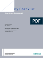 OpenScape Business V1, Security Checklist, Planning Guide, Issue 1