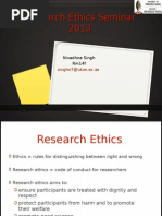 Research Ethics Seminar
