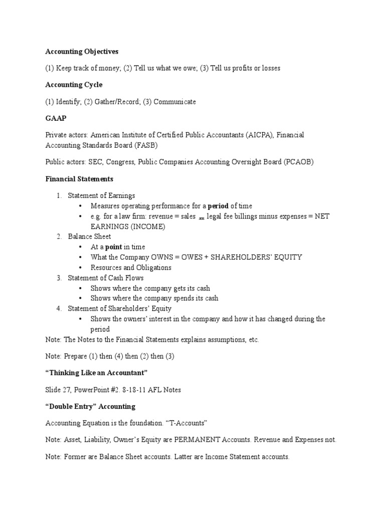 Key Accounting Principles and Practices | PDF | Depreciation | Inventory