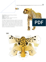 Cheetah Origami
