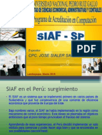 1ra Sesion - El SIAF en El PerÃº