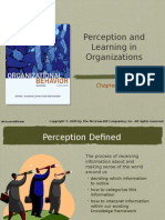 Chap 003 - Perception and Learning in Organizations