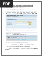 SAP Printer Configuration Guide | PDF