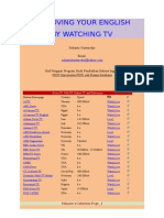 Improving Your English by Watching TV