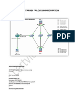 Active Standby Failover Configuration