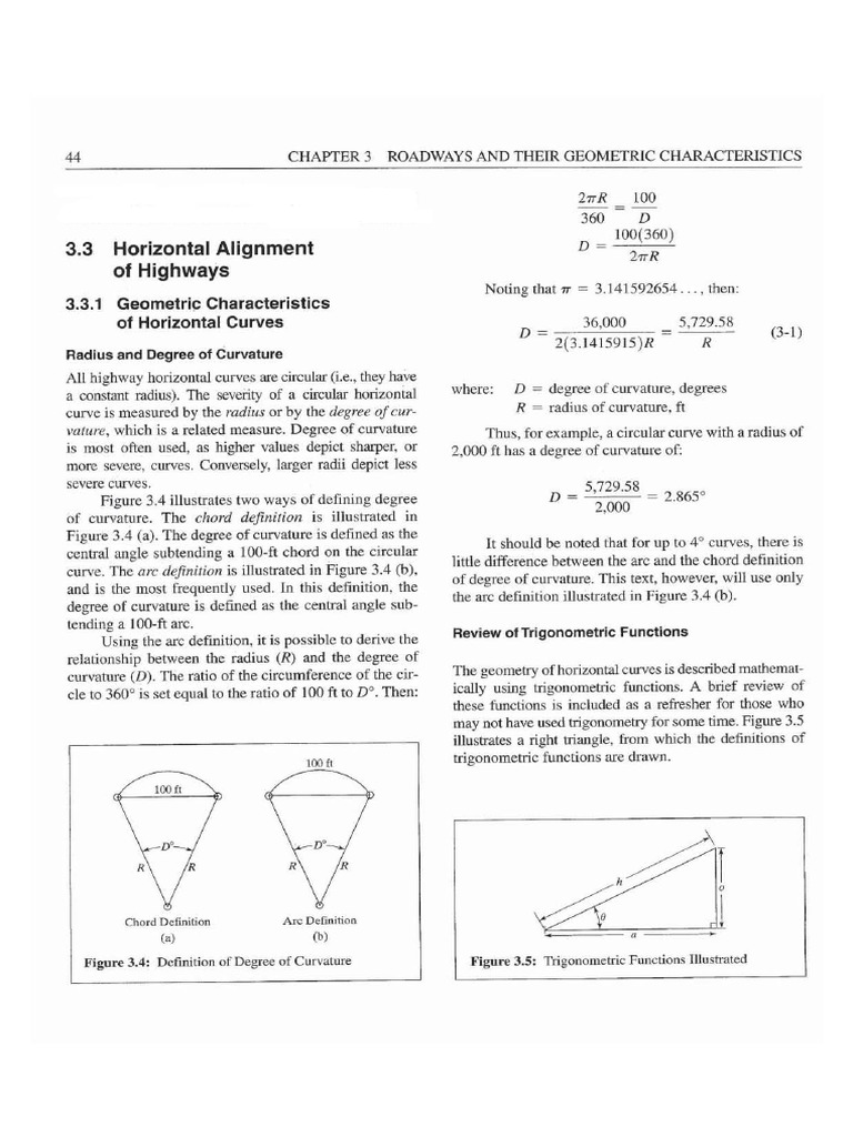 Horizontal and Vertical Alignment (USA) | PDF