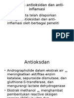 Aktivitas Antioksidan Dan Anti-Inflamasi