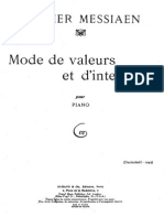 Messiaen - Mode de Valeur Et D'intensite .1