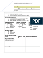 (Key Vocabulary) (Forms & Functions) (Incidental & Recycled Lang. in The Learning Process)