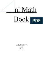 Mini Math Book