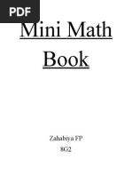 Mini Math Book