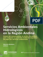 Servicios Ambientales Hidrologicos en La Region Andina