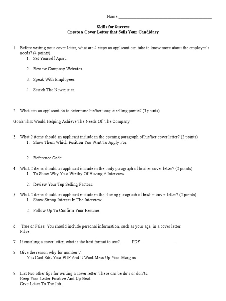 Essential Cover Letter Writing Tips | PDF | Résumé | Business