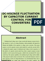 Dc-Voltage Fluctuation by Capacitor Current Control For Converters