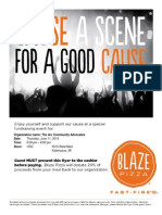 Blaize Fundraising Flyer Kalamazoo