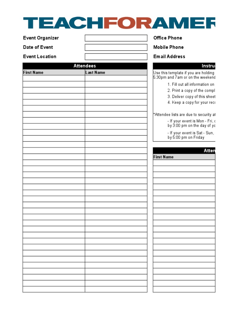 Tfa Visitor Log | PDF