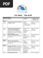 Civic Week, May 18 -28