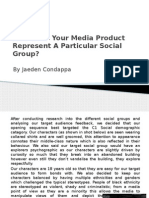 How Does Your Media Product Represent A Particular Social Group?