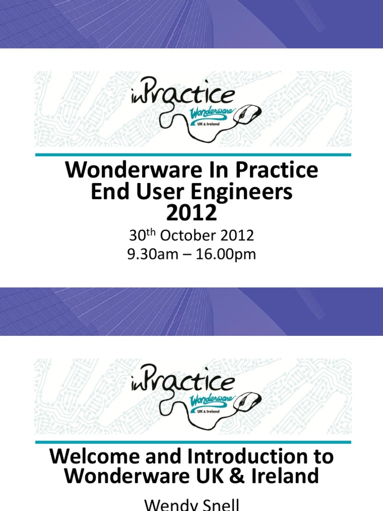 161 Wonderware in Practice Presentation 161 | PDF | Scada | Hyper V