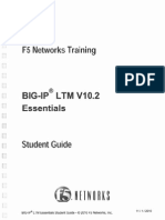 BIG-IP LTM v10.2 Essentials - Student Guide