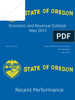 Oregon Economic, Revenue Forecast 05-15