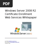 Windows Server 2008 R2 Certificate Enrollment Web Services