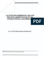 La Función Simbólica de Los Delitos Ambientales PDF