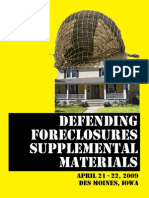 Defending Foreclosure 