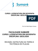 Revisao Estrutura Da Terra Tectônica de Placas 