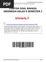 Contoh Soal Bahasa Indonesia Kelas 8 Semester 2