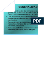 Análisis Granulométrico - Funciones de Distribución