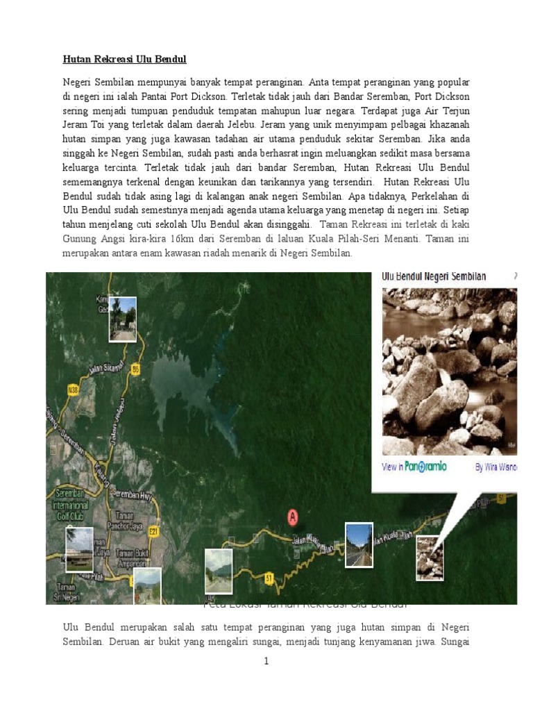Keindahan Hutan Rekreasi Ulu Bendul | PDF