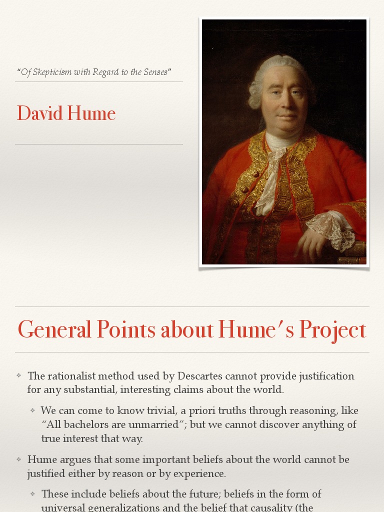 humeskepticism of the senses David Hume Existence Free 30day