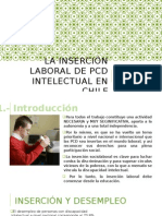 La Inserción Laboral de Pcd Intelectual en Chile