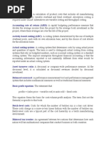 Absorption Costing